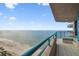 Private balcony boasting stunning ocean and beach views at 1540 Gulf Blvd # 2004, Clearwater, FL 33767