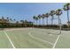 Outdoor basketball court with palm trees in the background at 1540 Gulf Blvd # 2004, Clearwater, FL 33767