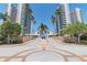 Grand entrance to the community with palm trees at 1540 Gulf Blvd # 2004, Clearwater, FL 33767