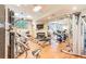 Fitness center with cardio and weight equipment at 1540 Gulf Blvd # 2004, Clearwater, FL 33767