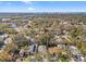 Aerial view of neighborhood, showing home's location and surrounding area at 1584 S Washington Ave, Clearwater, FL 33756