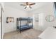 Bedroom with a bunk bed and window at 1584 S Washington Ave, Clearwater, FL 33756