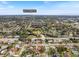 Aerial view showing home location near parks and Clearwater Beach at 1768 Algonquin Dr, Clearwater, FL 33755