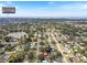 Aerial view showing home's location near Clearwater Beach at 1768 Algonquin Dr, Clearwater, FL 33755