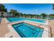 Community hot tub adjacent to the pool at 1882 Pine Ridge W Way # E1, Palm Harbor, FL 34684