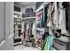 Well-organized walk-in closet with ample shelving and hanging space at 204 Latitude Pl, Apollo Beach, FL 33572