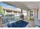 Inviting screened porch with small table and chairs at 204 Latitude Pl, Apollo Beach, FL 33572