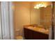 Clean bathroom with double sinks and a neutral color scheme at 20414 Berrywood Ln, Tampa, FL 33647