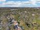 Aerial view of the home and surrounding neighborhood, showing the property's location at 2300 Lancaster Dr, Clearwater, FL 33764