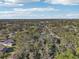 Wide aerial view of neighborhood showcasing the property's location at 2300 Lancaster Dr, Clearwater, FL 33764