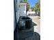 Grey AC unit on a concrete slab in the backyard at 2660 Miriam S St, Gulfport, FL 33711