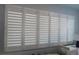 Large window with white plantation shutters at 2660 Miriam S St, Gulfport, FL 33711