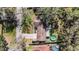 Aerial view showing house, backyard and neighborhood at 3245 Canal Pl, Land O Lakes, FL 34639