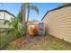 Backyard with rusty shed and chairs at 3915 W Pearl Ave, Tampa, FL 33611