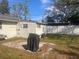 Large backyard with a shed and grill area at 4034 39Th N Ave, St Petersburg, FL 33714