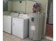 Laundry room with washer, dryer, and water heater at 4034 39Th N Ave, St Petersburg, FL 33714