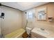 Clean bathroom with tub, toilet and sink at 4135 4Th N Ave, St Petersburg, FL 33713