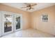 Bedroom with French doors leading to backyard at 4135 4Th N Ave, St Petersburg, FL 33713