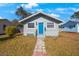 Blue house exterior with walkway at 4135 4Th N Ave, St Petersburg, FL 33713