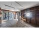 Unfinished garage with concrete floor and storage shelves at 4135 4Th N Ave, St Petersburg, FL 33713