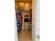 Large walk-in closet with shelving and hanging rods at 4209 Amber Ridge Ln, Valrico, FL 33594