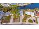 House with canal and street access, bird's eye view at 4730 Shore Acres Ne Blvd, St Petersburg, FL 33703