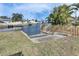 Private boat ramp leading to a calm canal at 4730 Shore Acres Ne Blvd, St Petersburg, FL 33703