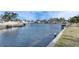 Peaceful canal view with neighboring properties and boats at 4730 Shore Acres Ne Blvd, St Petersburg, FL 33703