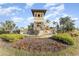 Grand entrance to the community with a water feature at 5130 Adega Way, Bradenton, FL 34211