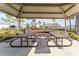 Covered picnic pavilion with picnic tables at 5130 Adega Way, Bradenton, FL 34211