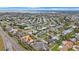 Bird's eye view of coastal neighborhood with houses and streets at 5290 38Th S Way, St Petersburg, FL 33711