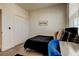 Bedroom with a bed, closet, and inspirational wall art at 5453 Del Coronado Dr, Apollo Beach, FL 33572