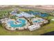 Resort-style pool, water features, and community amenities at 5453 Del Coronado Dr, Apollo Beach, FL 33572