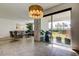 Open living area showcasing seamless transition to backyard patio at 5453 Del Coronado Dr, Apollo Beach, FL 33572