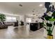 Open floor plan living room and kitchen area at 5453 Del Coronado Dr, Apollo Beach, FL 33572