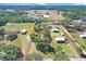 Aerial view showing home's location on a large lot with scenic surroundings at 6819 Stafford Rd, Plant City, FL 33565