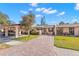 Front view of villa with carport and well-maintained landscaping at 7262 55Th N Ave, St Petersburg, FL 33709