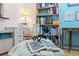 Home office with built-in bookshelves and a desk at 7262 55Th N Ave, St Petersburg, FL 33709