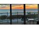 Breathtaking ocean sunset view from condo balcony at 7466 Bayshore Dr # 406, Treasure Island, FL 33706