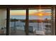 Amazing sunset view over the ocean from condo balcony at 7466 Bayshore Dr # 406, Treasure Island, FL 33706