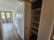 Open pantry with shelving for storage at 7975 58Th N Ave # 402, St Petersburg, FL 33709