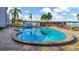 Relaxing kidney-shaped pool with waterfront view at 813 Bahia Del Sol Dr # 33, Ruskin, FL 33570