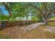 Outdoor bocce ball court nestled under a large shade tree at 8296 15Th N Way, St Petersburg, FL 33702