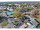 Aerial view of property near tennis courts at 90 S Highland Ave # 12, Tarpon Springs, FL 34689