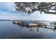 Community boat dock on the lake at 90 S Highland Ave # 12, Tarpon Springs, FL 34689