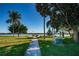 Pathway to private lakefront dock with scenic views at 9209 Seminole Blvd # 138, Seminole, FL 33772