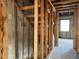 Under construction home interior showing an open floor plan at 1151 Rue Des Chateaux, St Petersburg, FL 33707