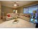 Relaxing living room with sectional sofa and large windows at 1218 Vinetree Dr, Brandon, FL 33510