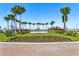 Entrance to The Preserve community with landscaping at 16949 Secret Meadow Dr, Odessa, FL 33556