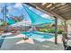 Refreshing pool with covered patio and lounge area at 2528 3Rd N Ave, St Petersburg, FL 33713